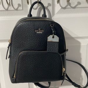 Kate Spade Caden Carter medium black backpack
